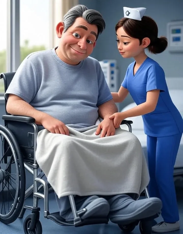 nurse caring an old age